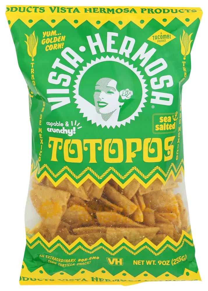 Chips, Tortilla, Corn, Sea Salt, Triangular,6 - 9 OUNCE