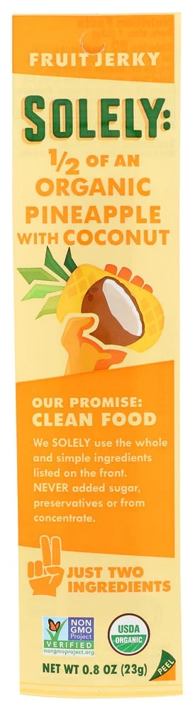Fruit Jerky, Pineapple, with Coconut, Single-Serve,12 - 0.8 OUNCE