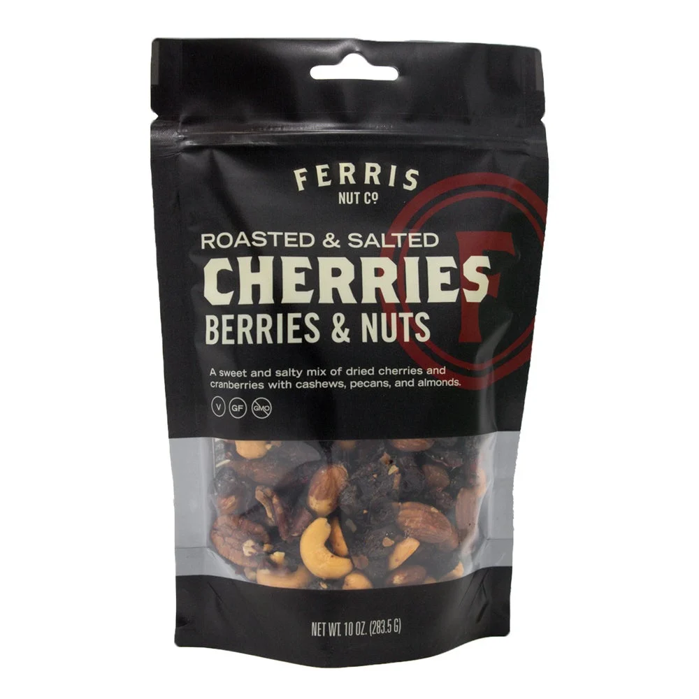 Trail Mix, Cherries/Berries/Nuts, Roasted & Salted, in Resealable Bag,12 - 10 OUNCE