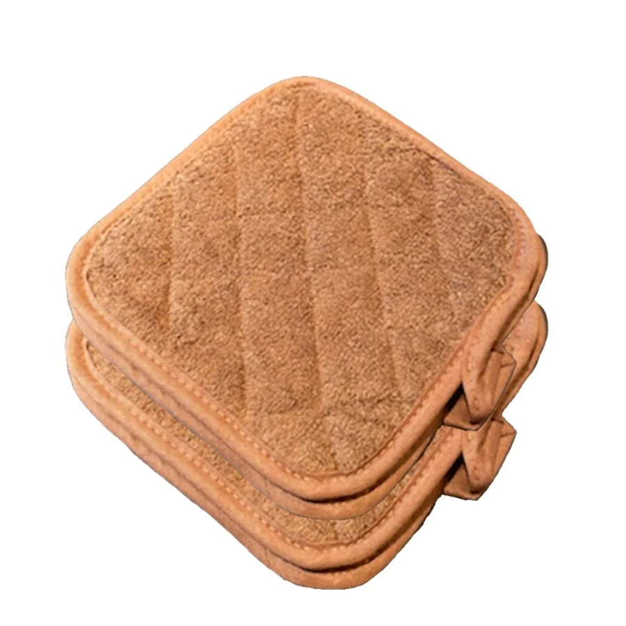 Holders, Pot, Brown, 8 x 8 Inch,4 - 1 EACH