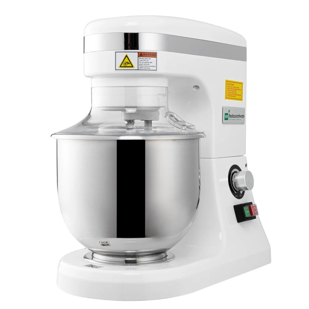 Mixer, Stand, 5 Quart, Electric, White, Aluminum, 16.25 x 9 x 16.5 Inch, with Dough Hook/Whisk/Beater,1 - 1 EACH