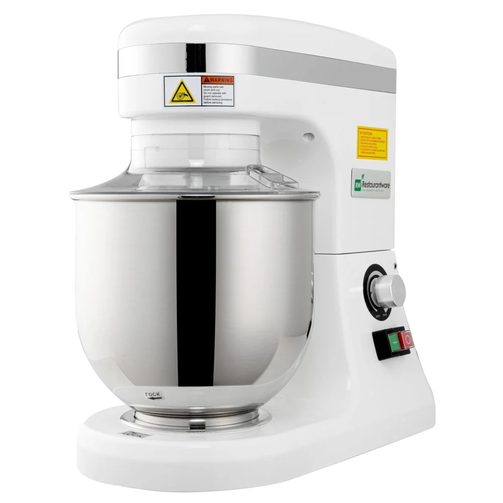 Mixer, Stand, 7 Quart, Electric, White, Aluminum, 16.25 x 9 x 16.5 Inch, with Dough Hook/Whisk/Beater,1 - 1 EACH