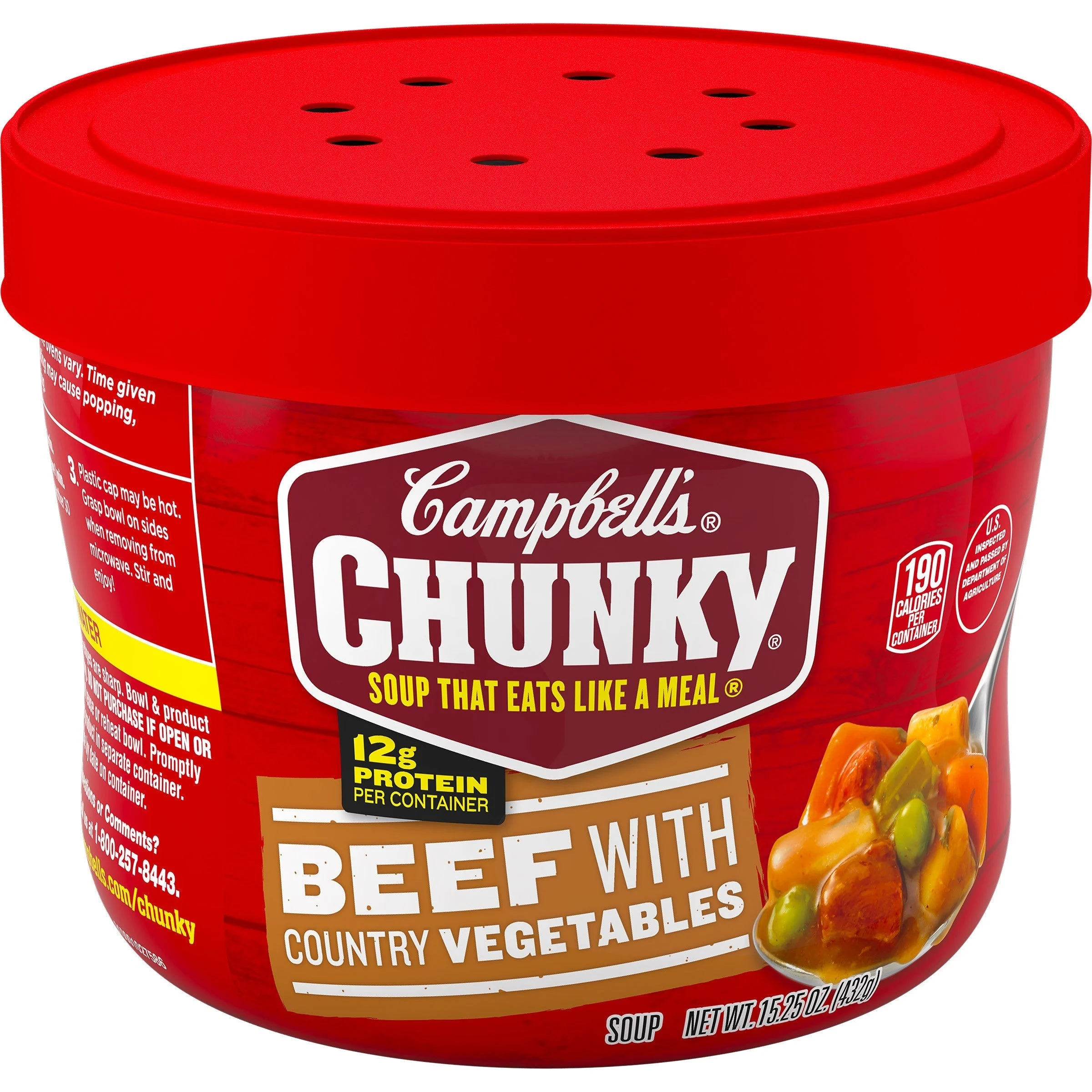Soup, Beef, with Country Vegetables,8 - 15.25 OUNCE