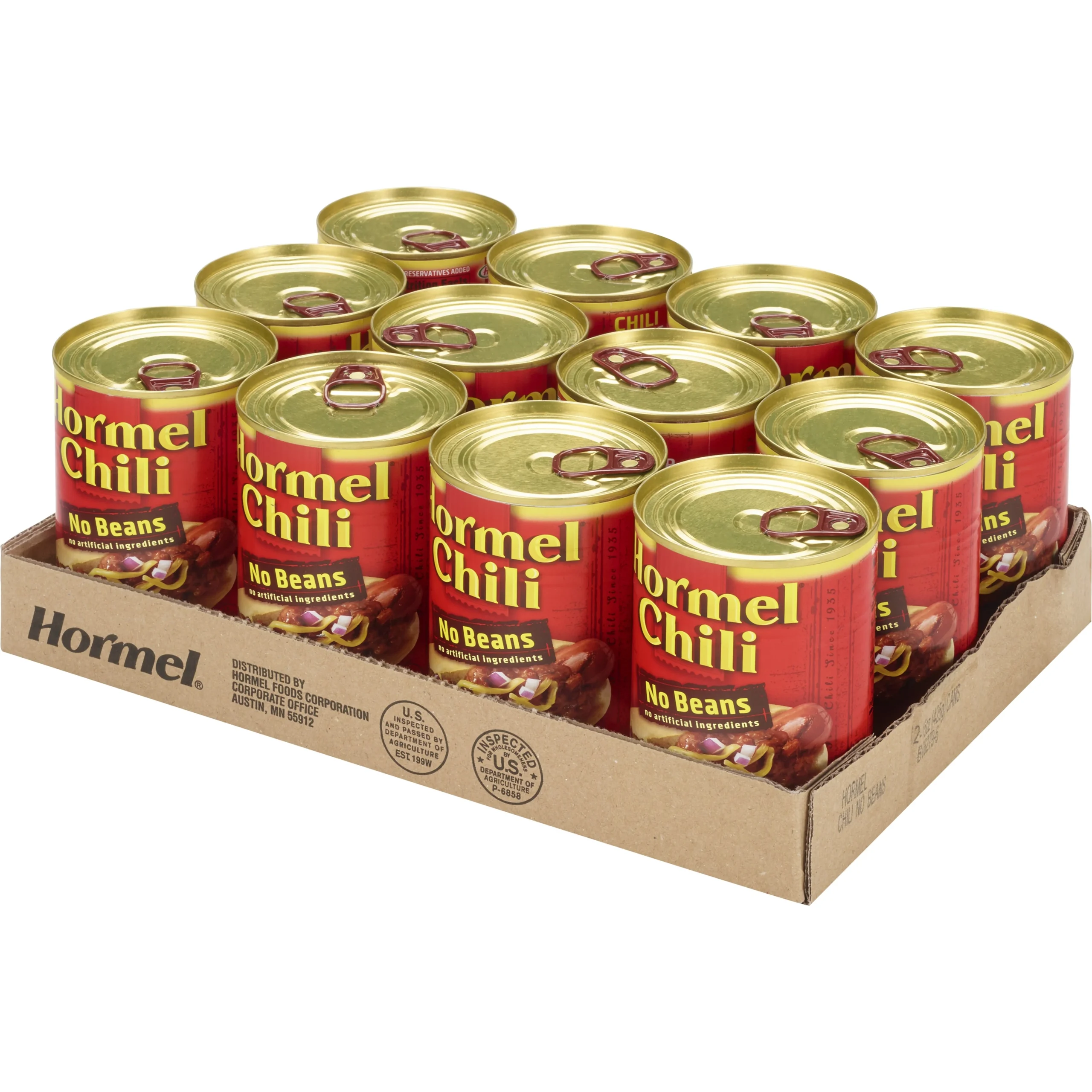 Chili, without Beans, Shelf-Stable,12 - 15 OUNCE