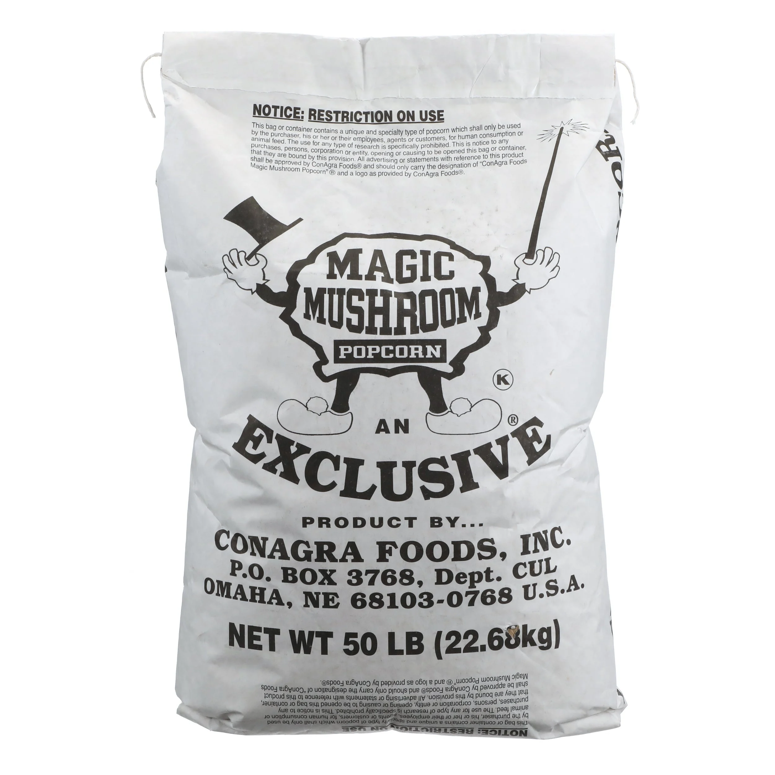 Popcorn, Mushroom, Unpopped, Shelf-Stable, Bulk,1 - 50 POUND