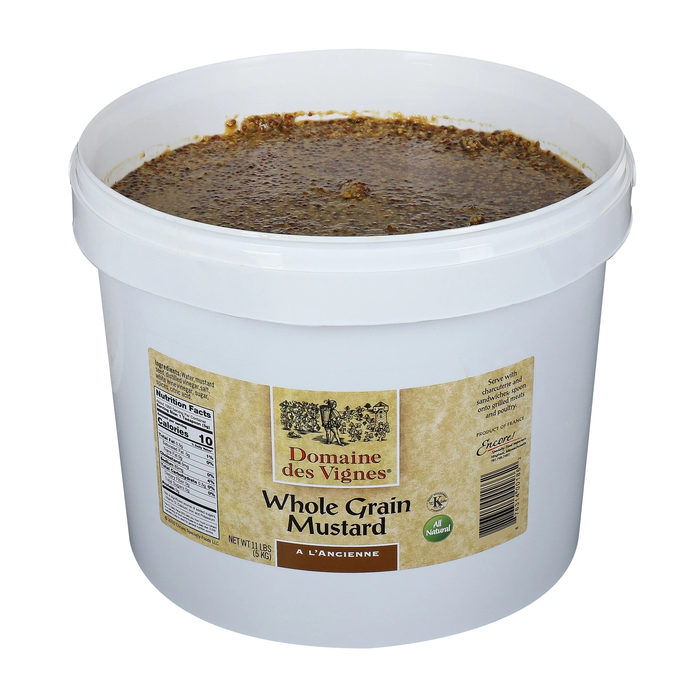 Mustard, Whole Grain,2 - 11 POUND