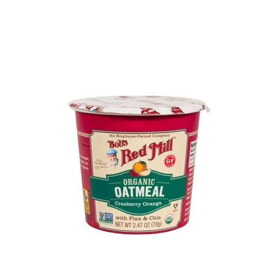 Oatmeal, Orange Cranberry, Instant, Organic, Cup,12 - 2.47 OUNCE