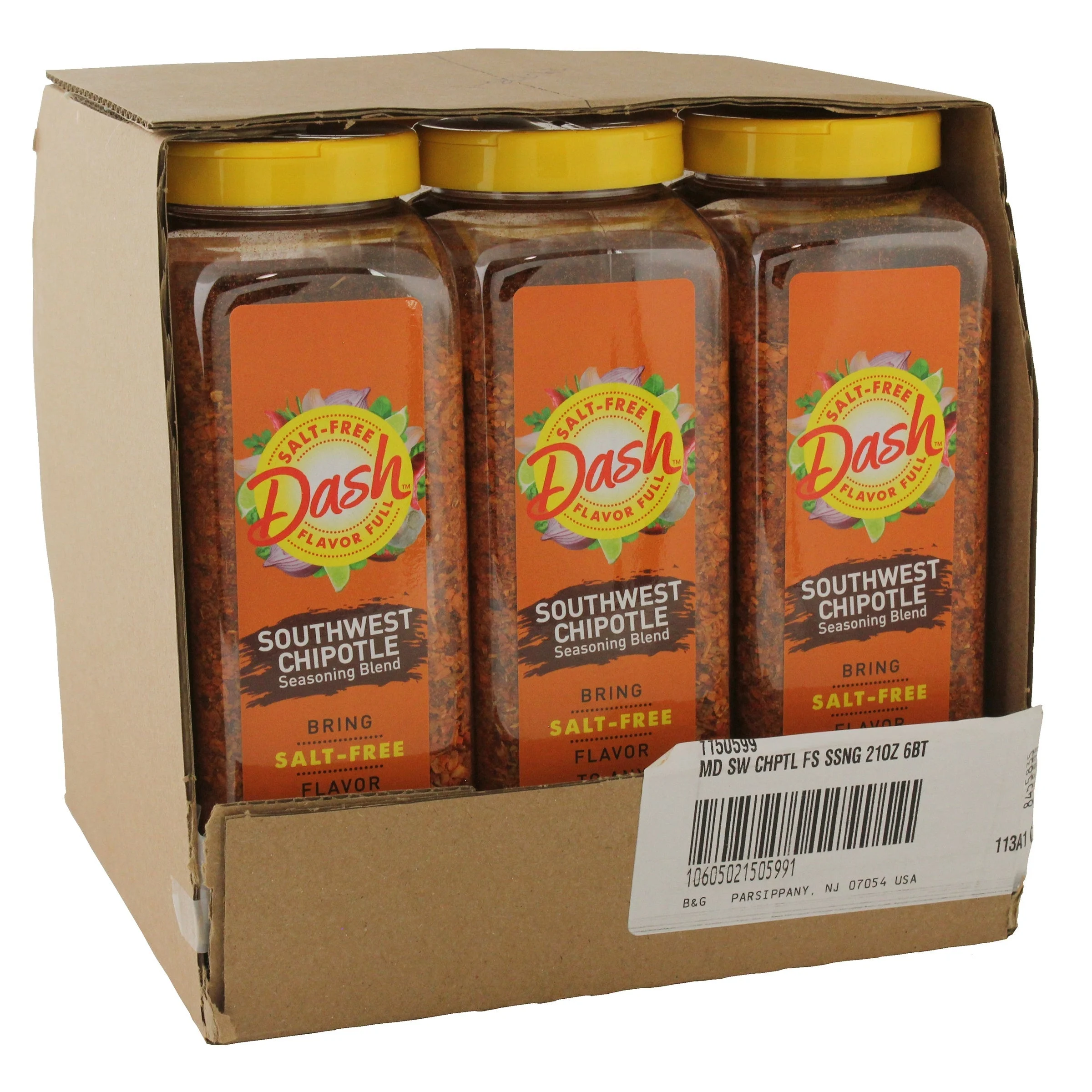 Seasoning Blend, Southwest Chipotle, Salt-Free,6 - 21 OUNCE
