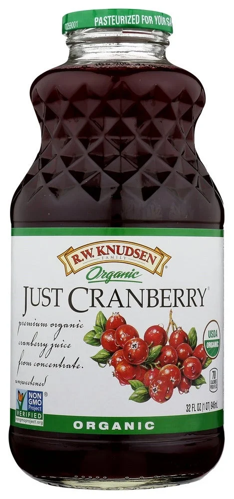 Juice, Cranberry, Unsweetened, From Concentrate, Shelf-Stable,6 - 32 FLUID