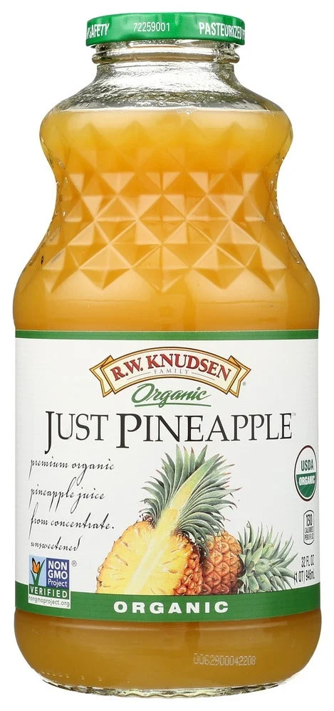 Juice, Pineapple, Unsweetened, From Concentrate, Shelf-Stable,6 - 32 FLUID