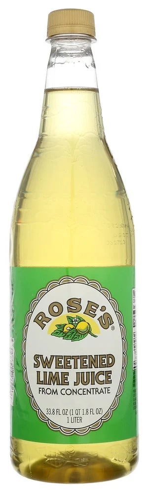Juice, Lime, Sweetened, From Concentrate, Bulk, Shelf-Stable,12 - 33.8 FLUID