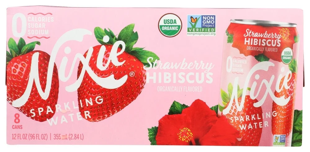 Water, Sparkling, Strawberry Hibiscus,24 - 12 FLUID