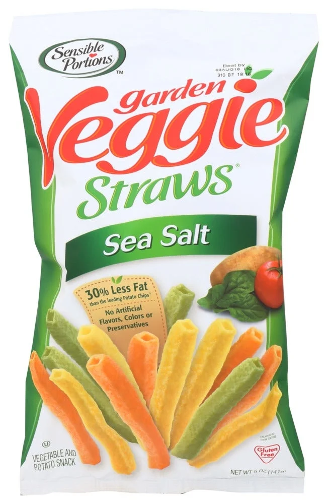 Snacks, Veggie Straw, Sea Salt,12 - 5 OUNCE