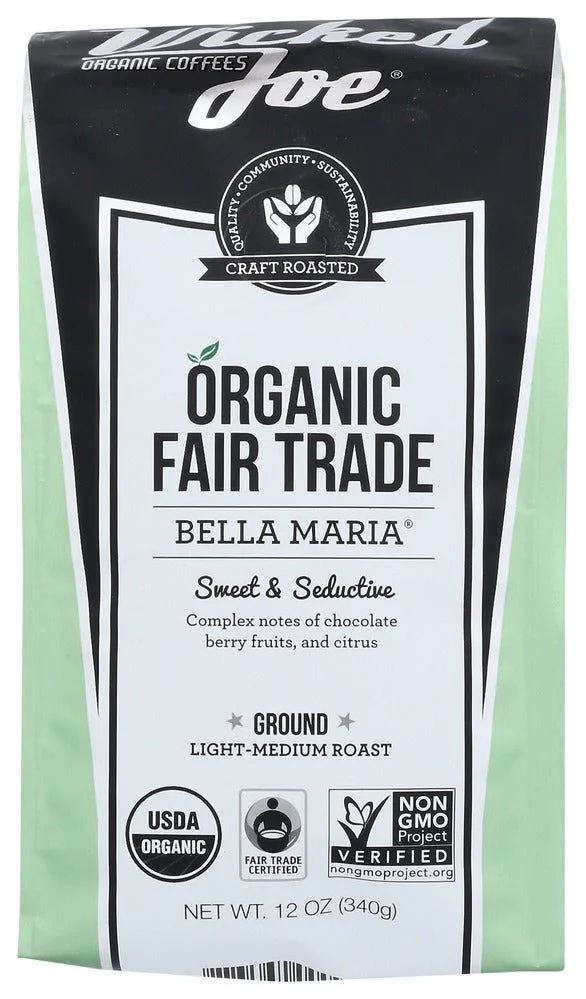 Coffee, Ground, Light-Medium Roast,6 - 12 OUNCE