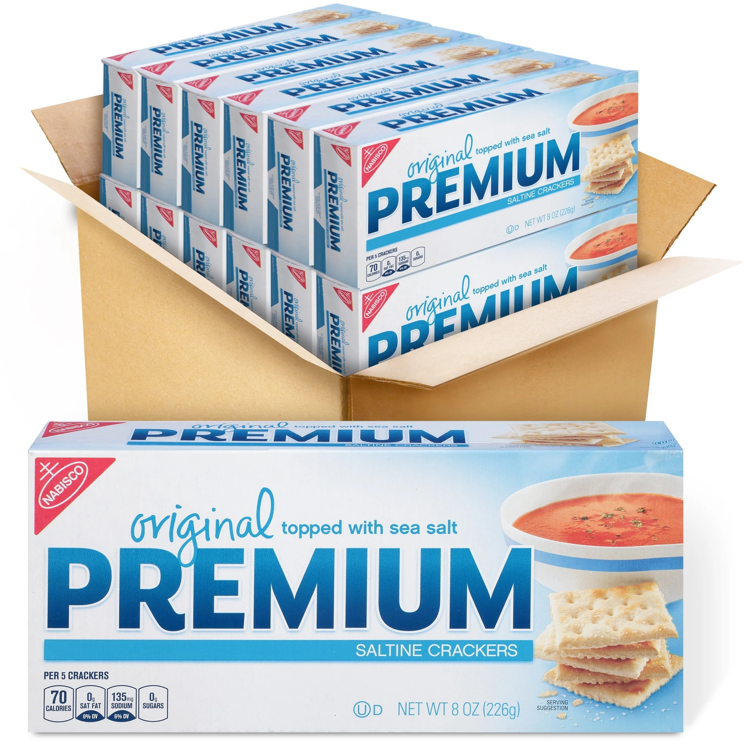 Crackers, Saltine,12 - 8 OUNCE