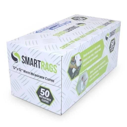 Cloths, Microfiber, White, 12 x 12 Inch, Disposable,50 - 1 EACH