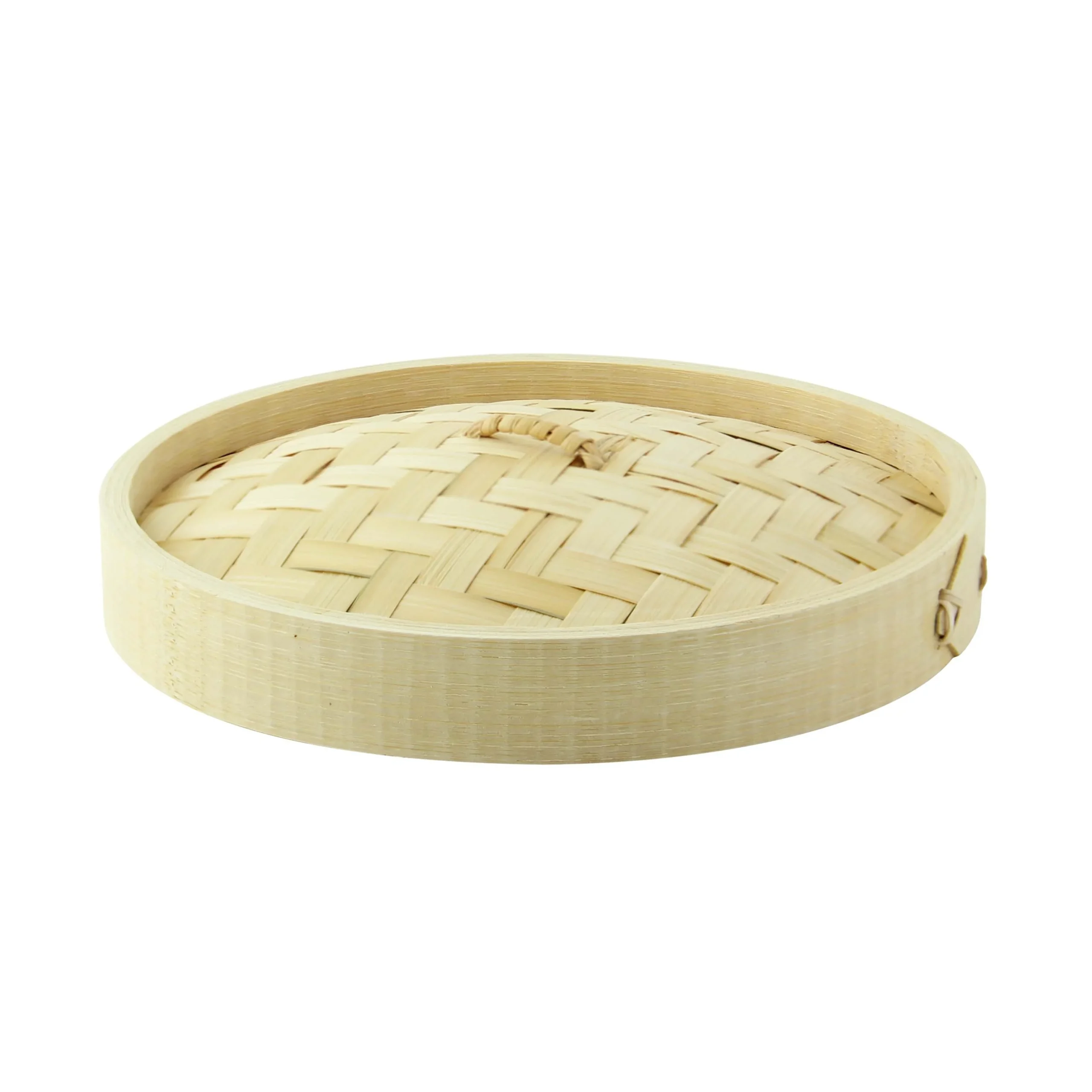 Lids, Steamer, 8 Inch, Bamboo, Natural, Biodegradable,5 - 2 COUNT