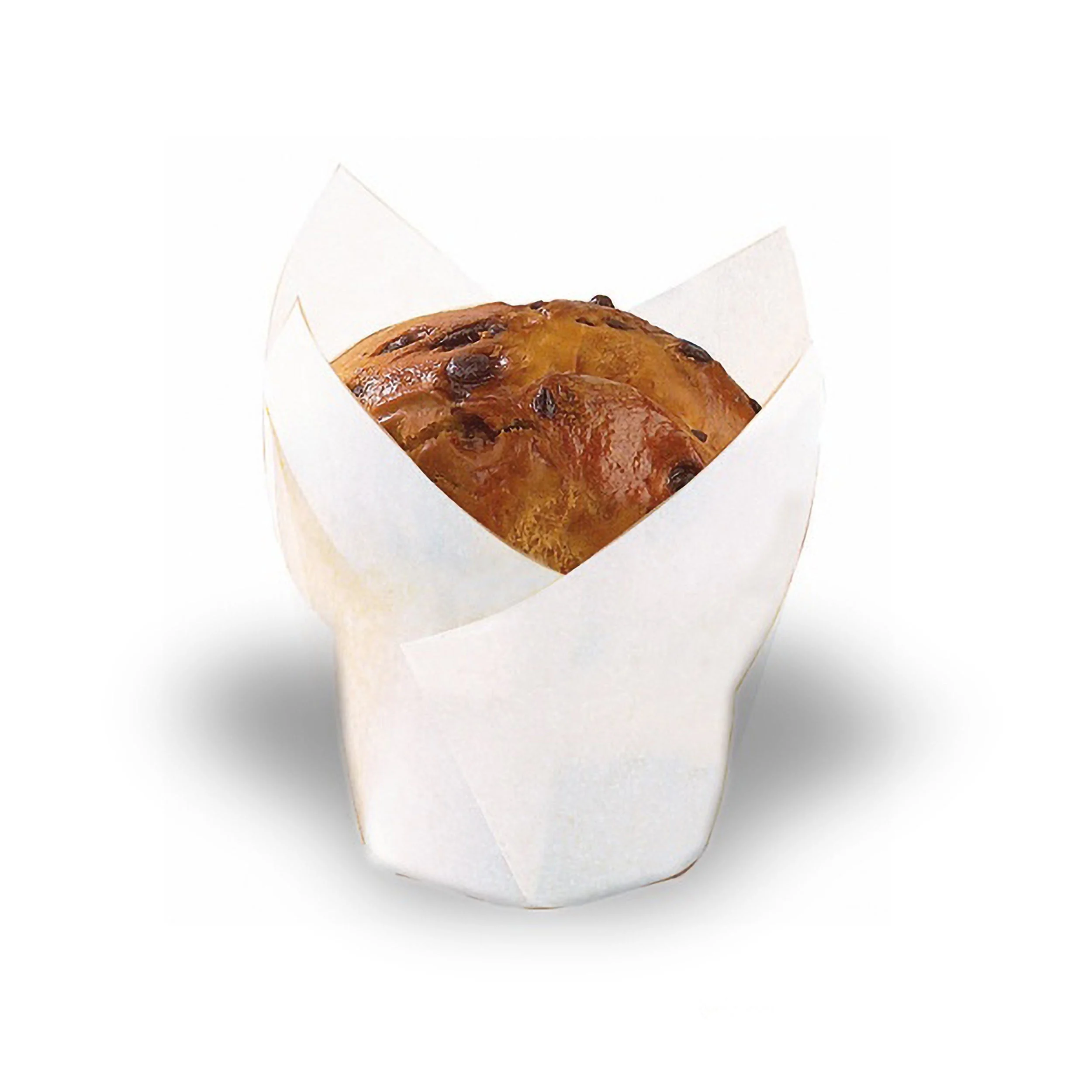 Cups, Baking, 4 Ounce, Paper Tulip, White, 4 Ounce,10 - 100 COUNT