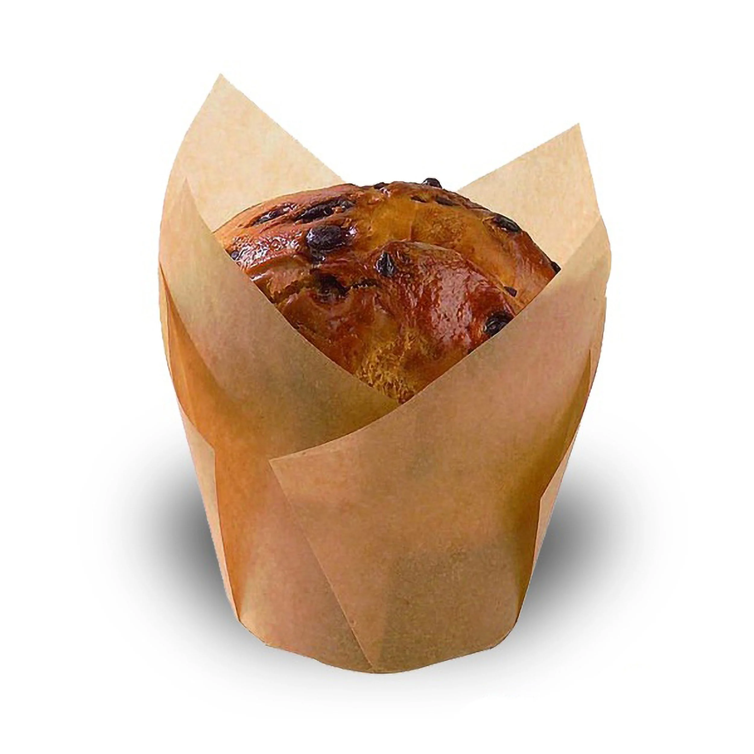 Cups, Baking, 8 Ounce, Paper Tulip, Golden Brown, 8 Ounce,10 - 100 COUNT