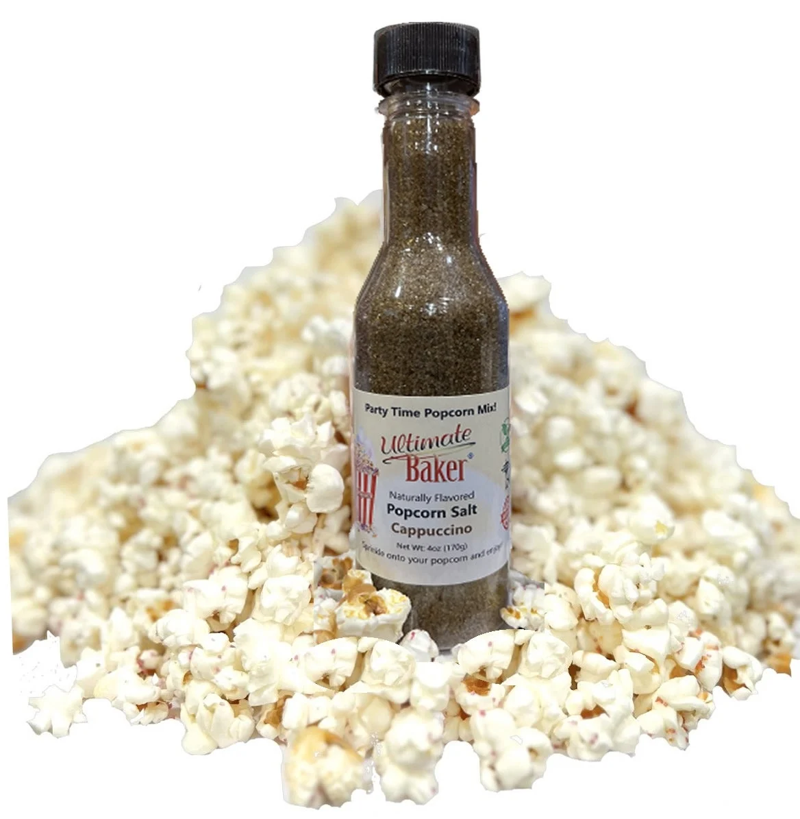 Salt, Popcorn, Cappuccino,6 - 4 OUNCE