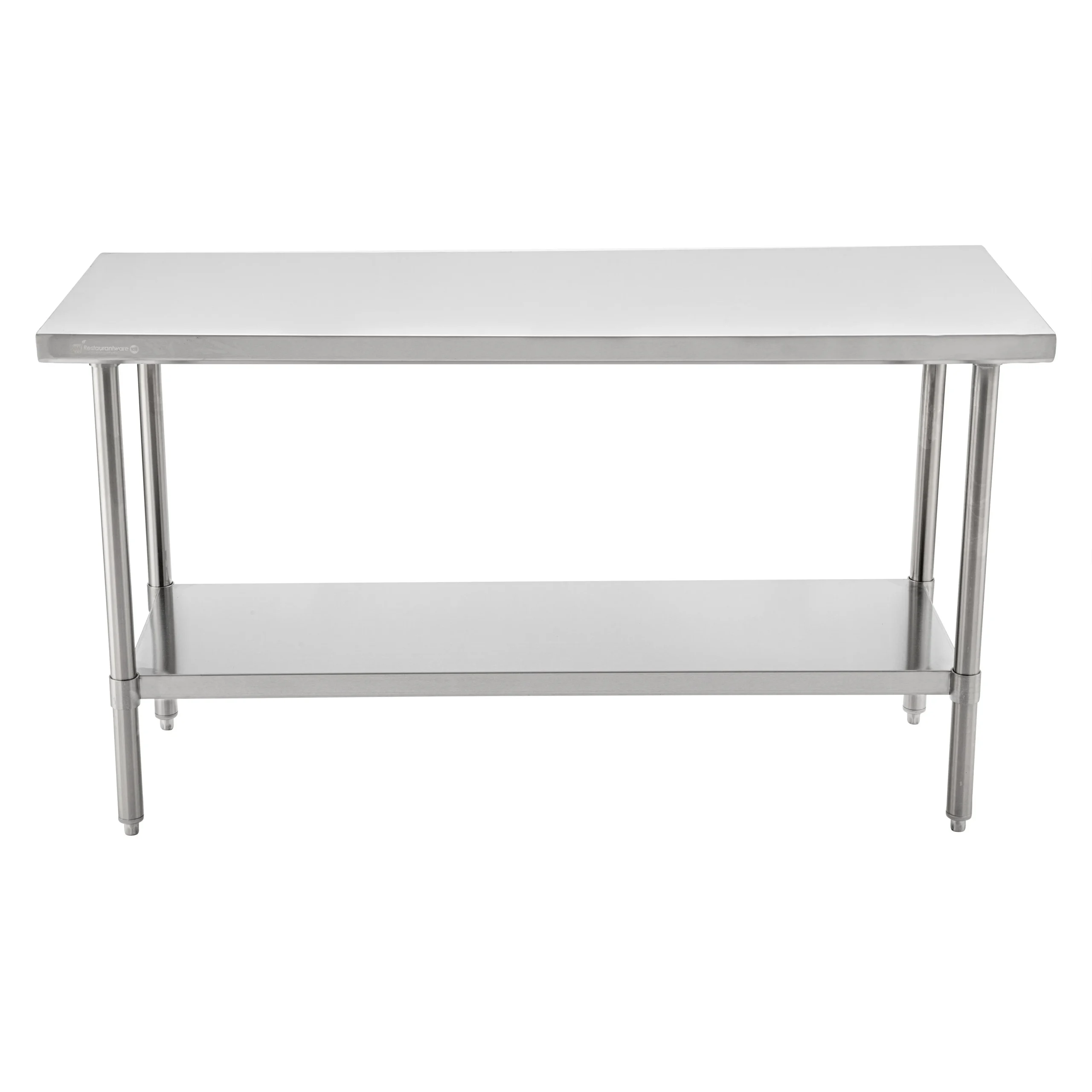 Table, Work, Kitchen Tek 24 x 60 Inch, Stainless Steel, Medium Duty 16 Gauge, Galvanized Legs, Undershelf,1 - 1 EACH