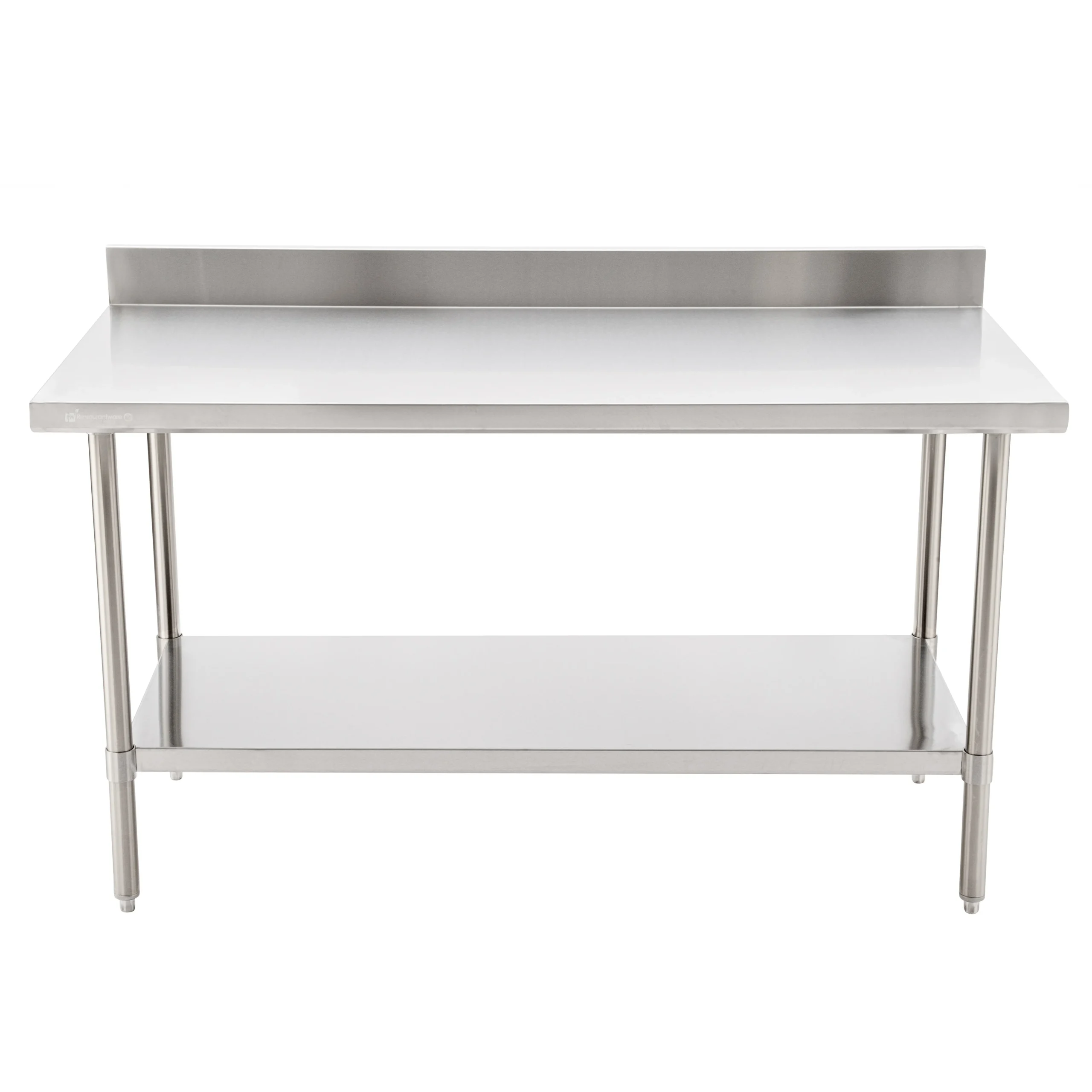 Table, Work, Kitchen Tek 30 x 60 Inch, Stainless Steel, Medium Duty 16 Gauge, 4 Inch Backsplash, Undershelf,1 - 1 EACH