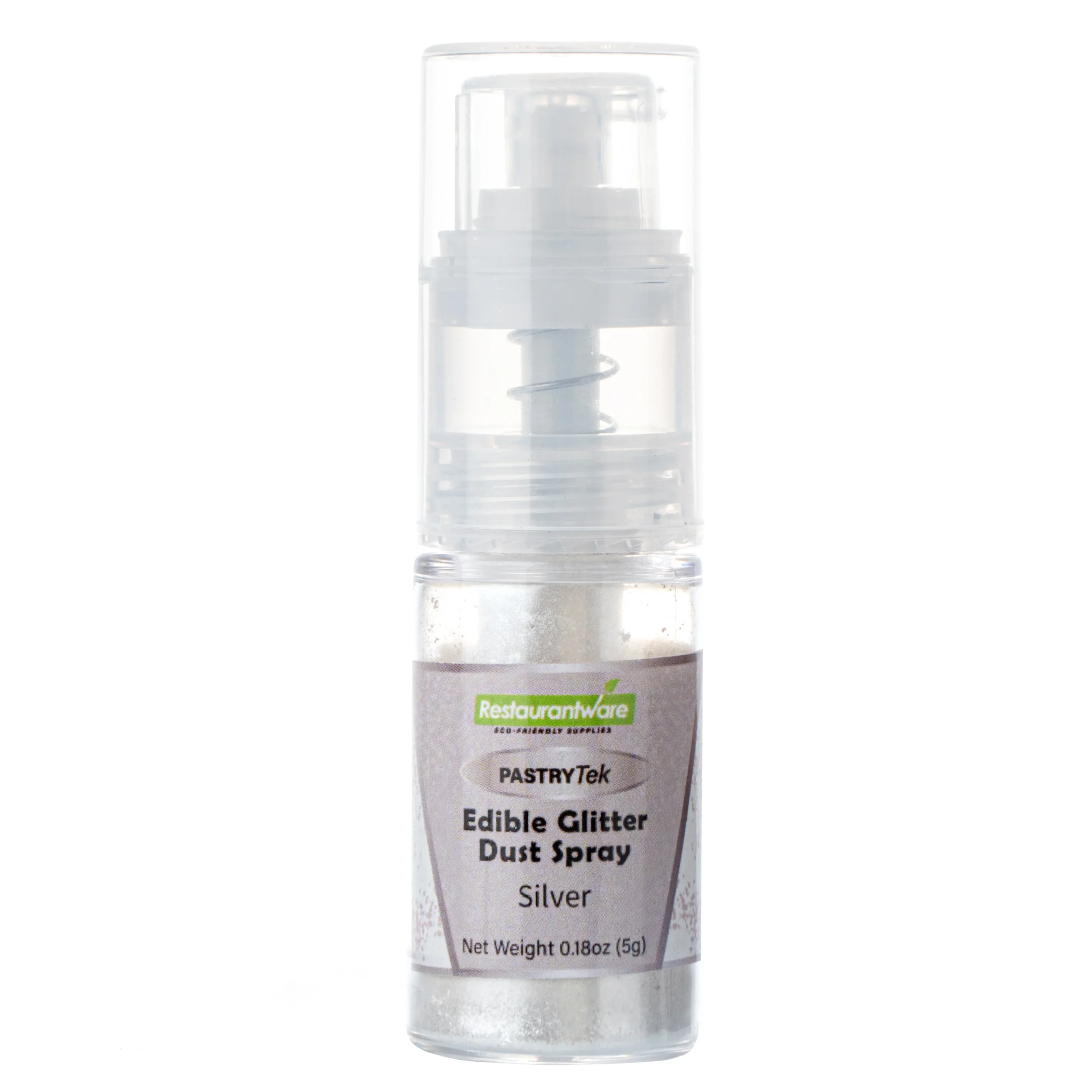 Spray, Edible Glitter Dust, Pastry Tek, Silver,1 - 1 EACH