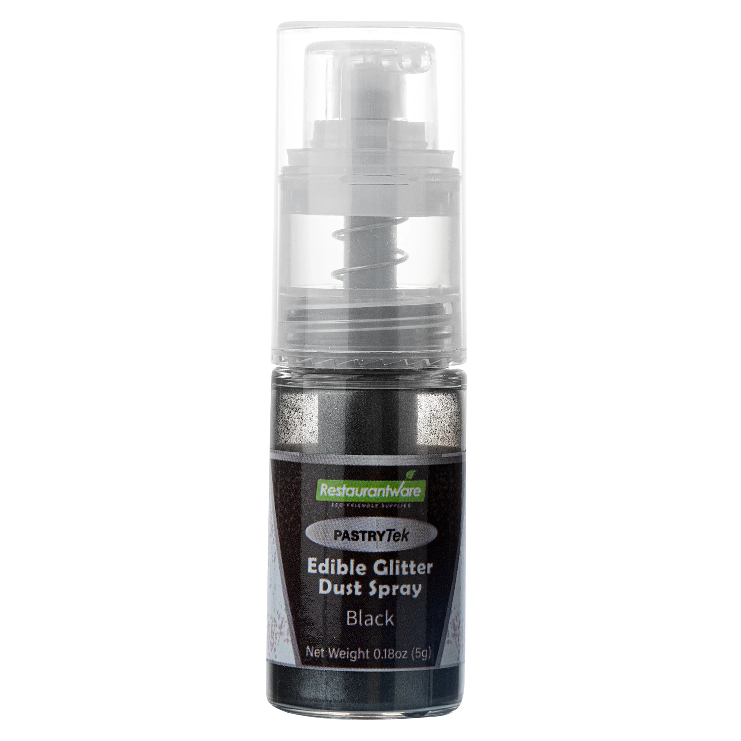 Spray, Edible Glitter Dust, Pastry Tek, Black,1 - 1 EACH