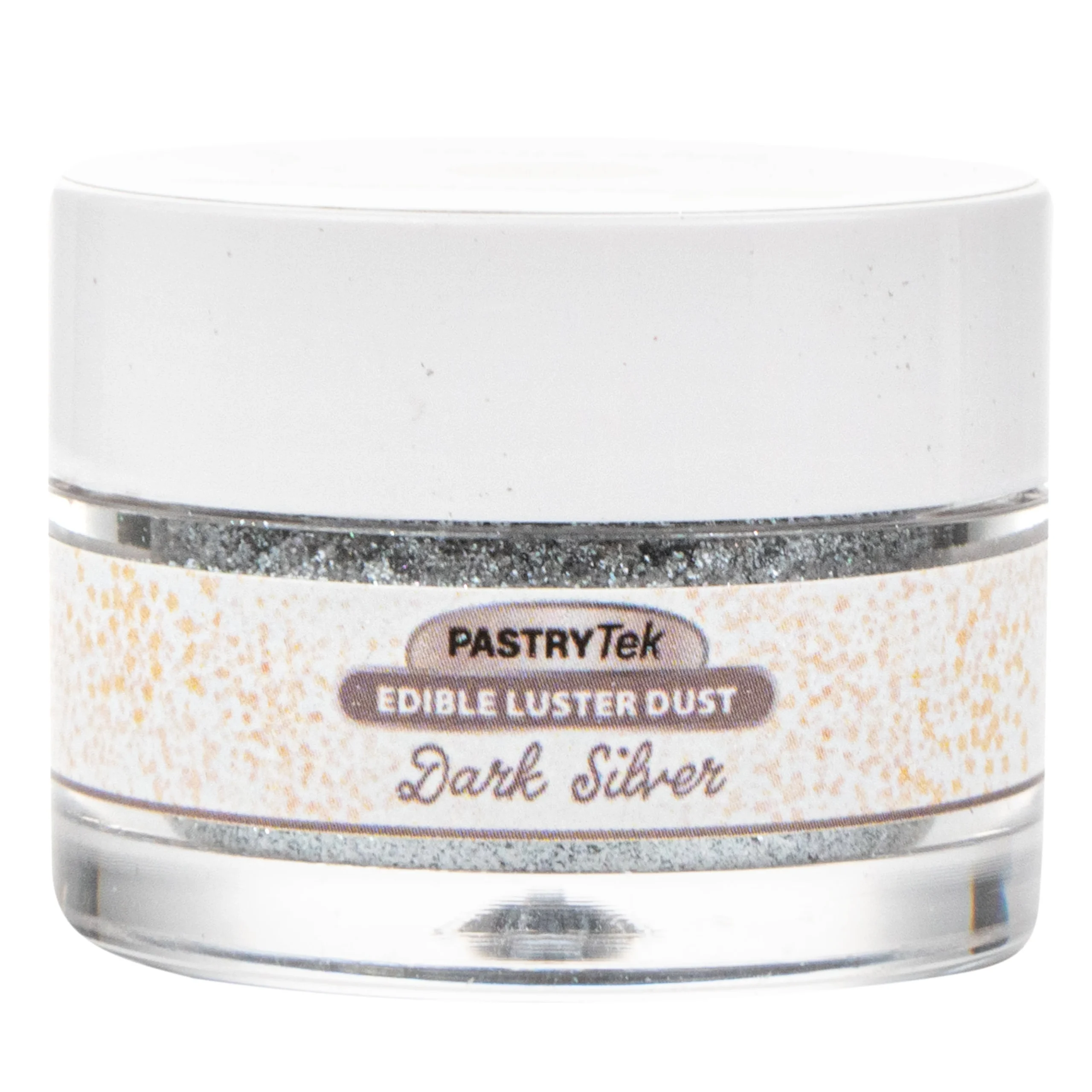 Dusting Powder, Edible, Pastry Tek Luster Dust, Dark Silver,1 - 1 EACH
