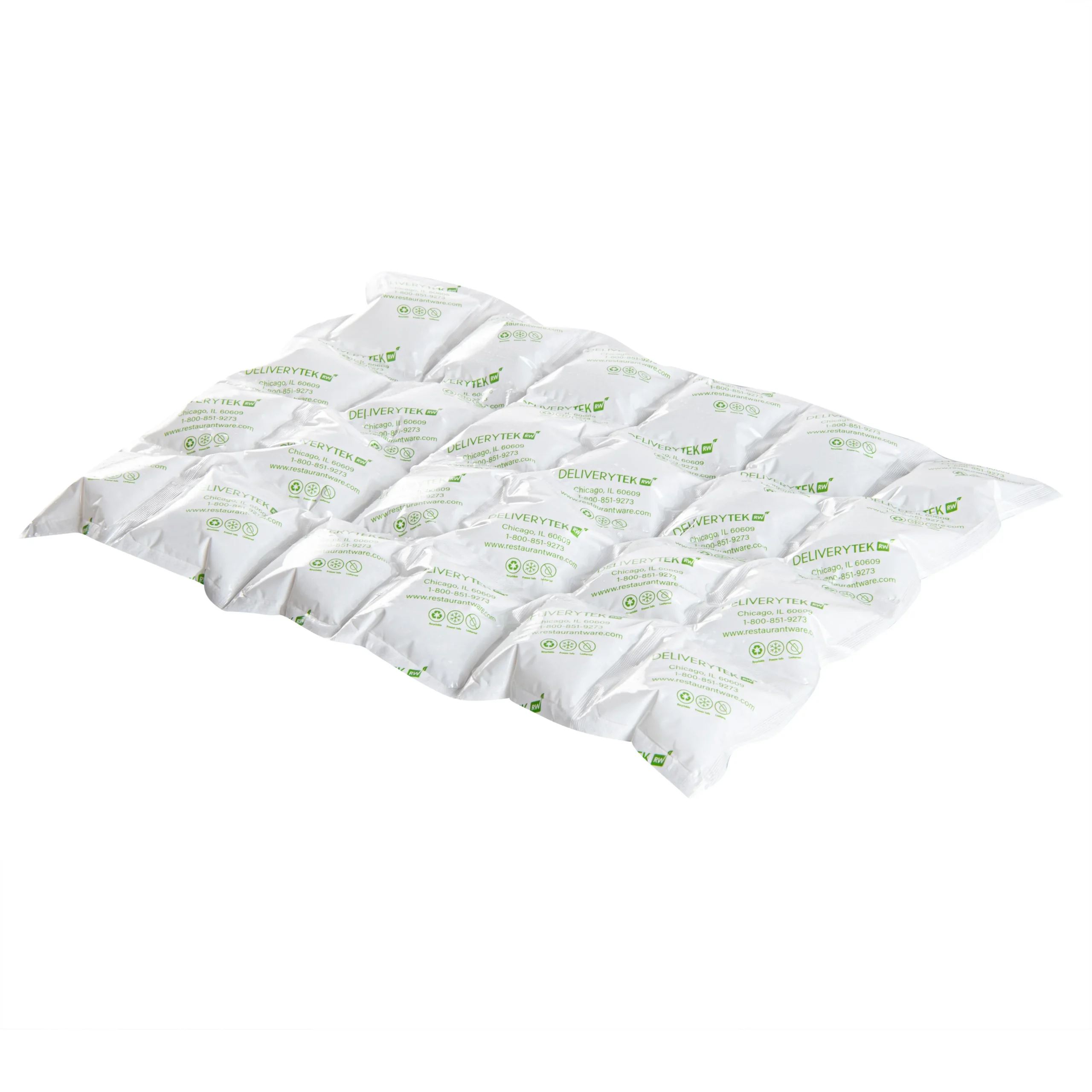 Ice Pack, Shipping, Delivery Tek, Plastic, 4 x 6 Cells, 15.25 x 11.5 Inch,10 - 1 EACH