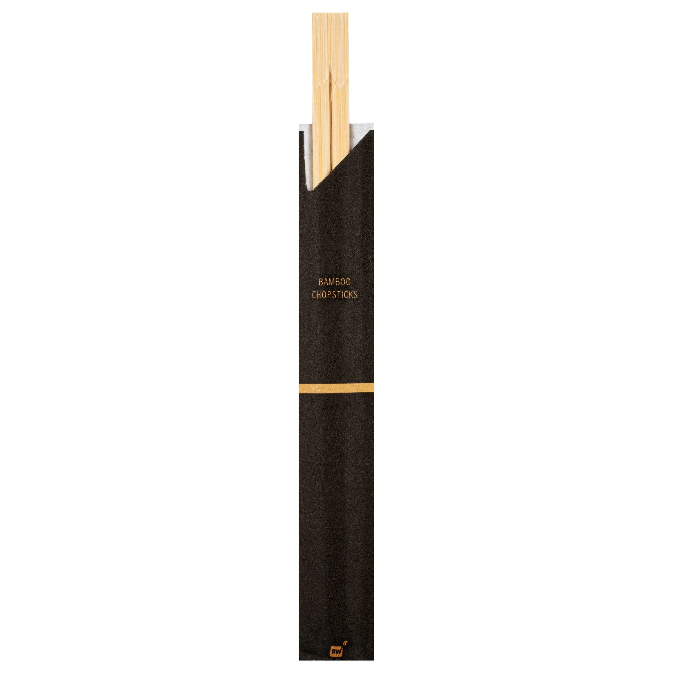 Chopsticks, Bambuddha, Bamboo, Natural, 9 Inch, with Paper Sleeve,100 - 1 EACH