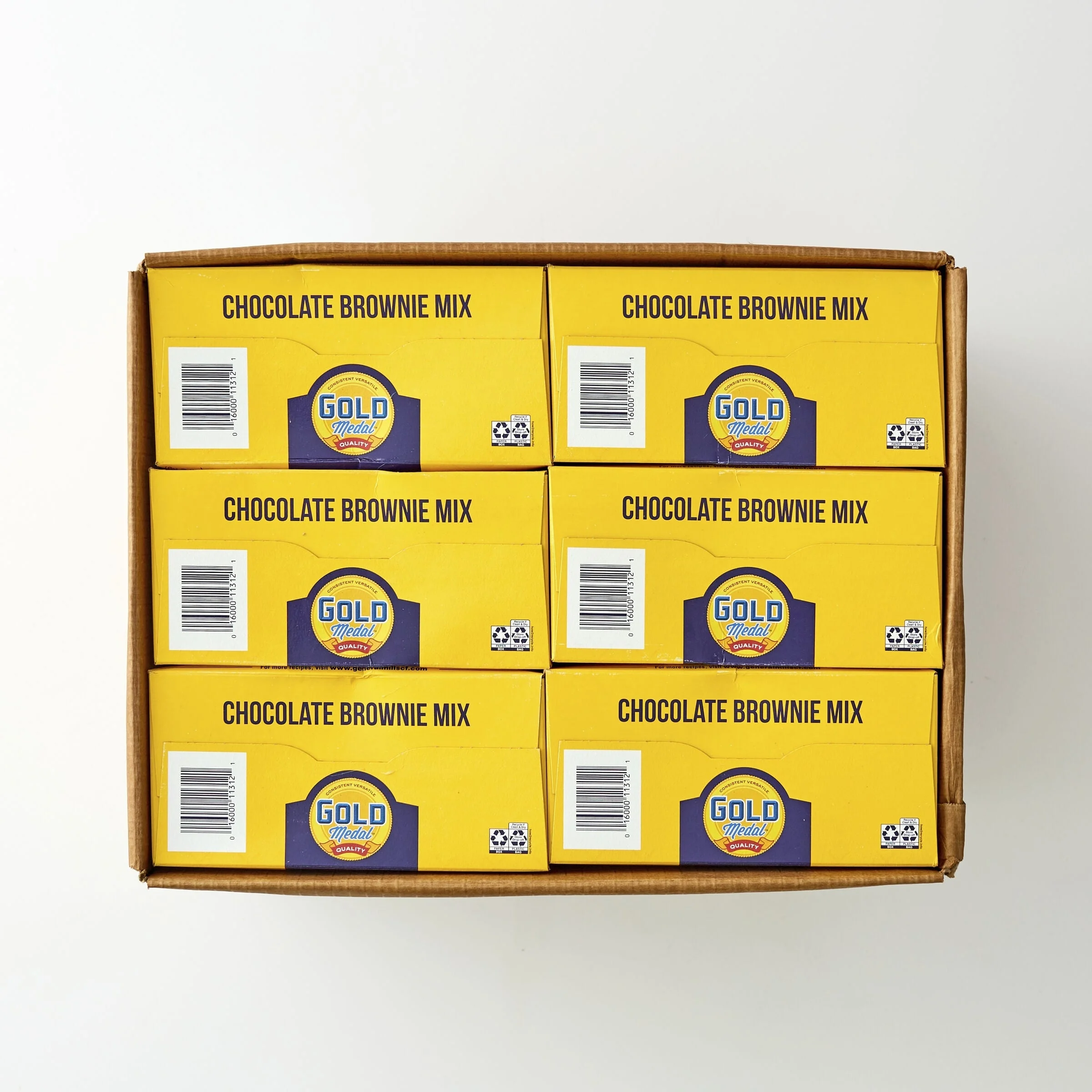 Mix, Brownie, Chocolate, Shelf-Stable,6 - 6 POUND