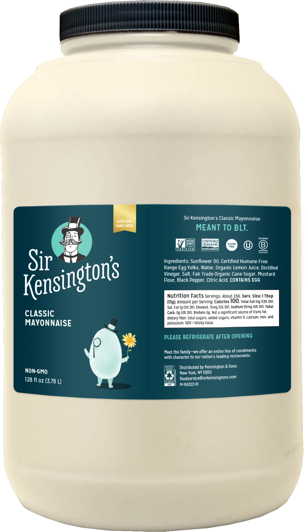 Mayonnaise, Vegetarian,4 - 1 GALLON