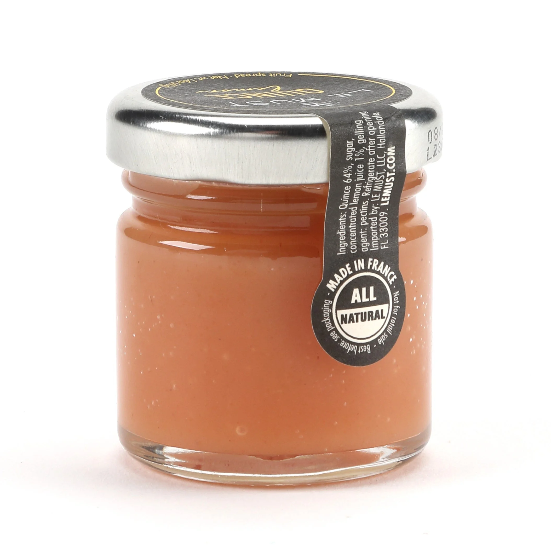 Chutney, Quince Lemon, Single-Serve, Glass Jar,40 - 1.4 OUNCE