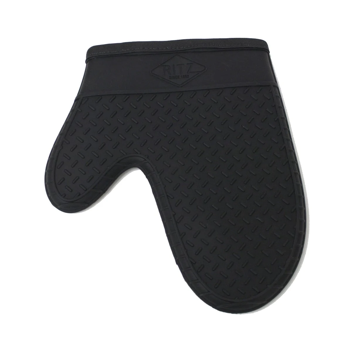 Mitt, Oven, Black, 10 Inch, Silicone,1 - 1 EACH