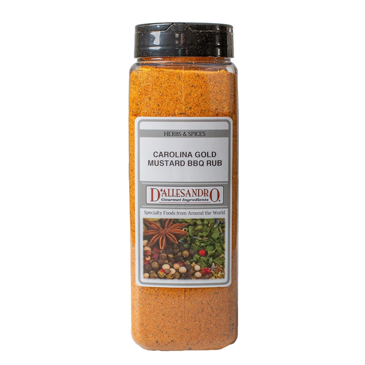 Seasoning Rub, Carolina, Gold Mustard,1 - 21 OUNCE