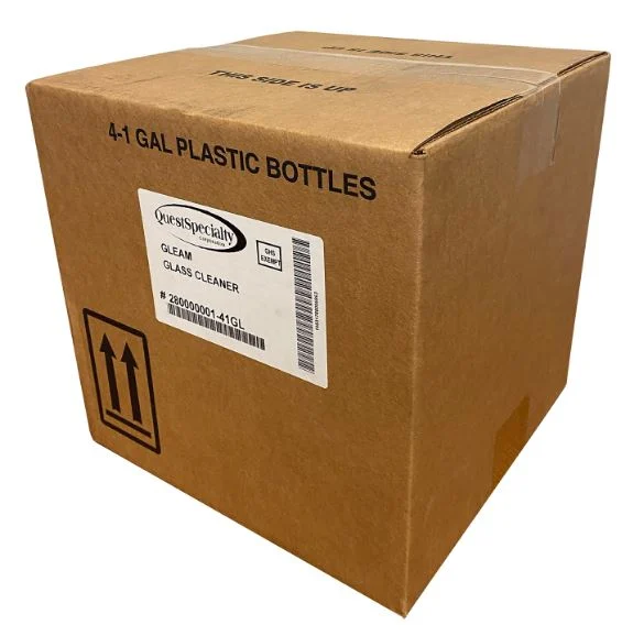 Cleaner, Glass, Ready-to-Use, Non-Ammoniated Liquid,4 - 1 GALLON