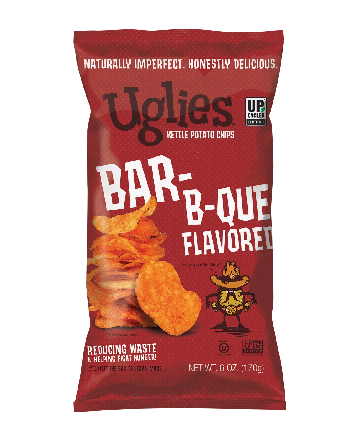Chips, Potato, Kettle-Cooked, Barbeque,12 - 6 OUNCE