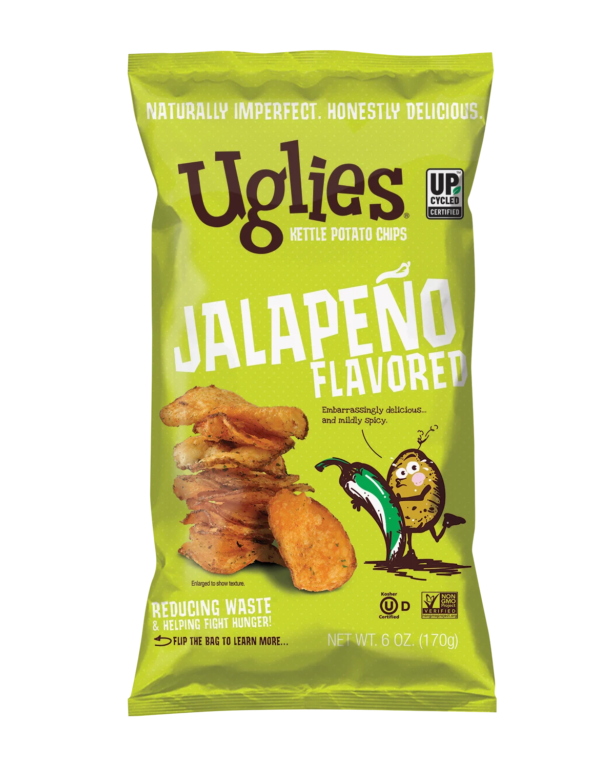 Chips, Potato, Kettle, Jalapeno,12 - 6 OUNCE