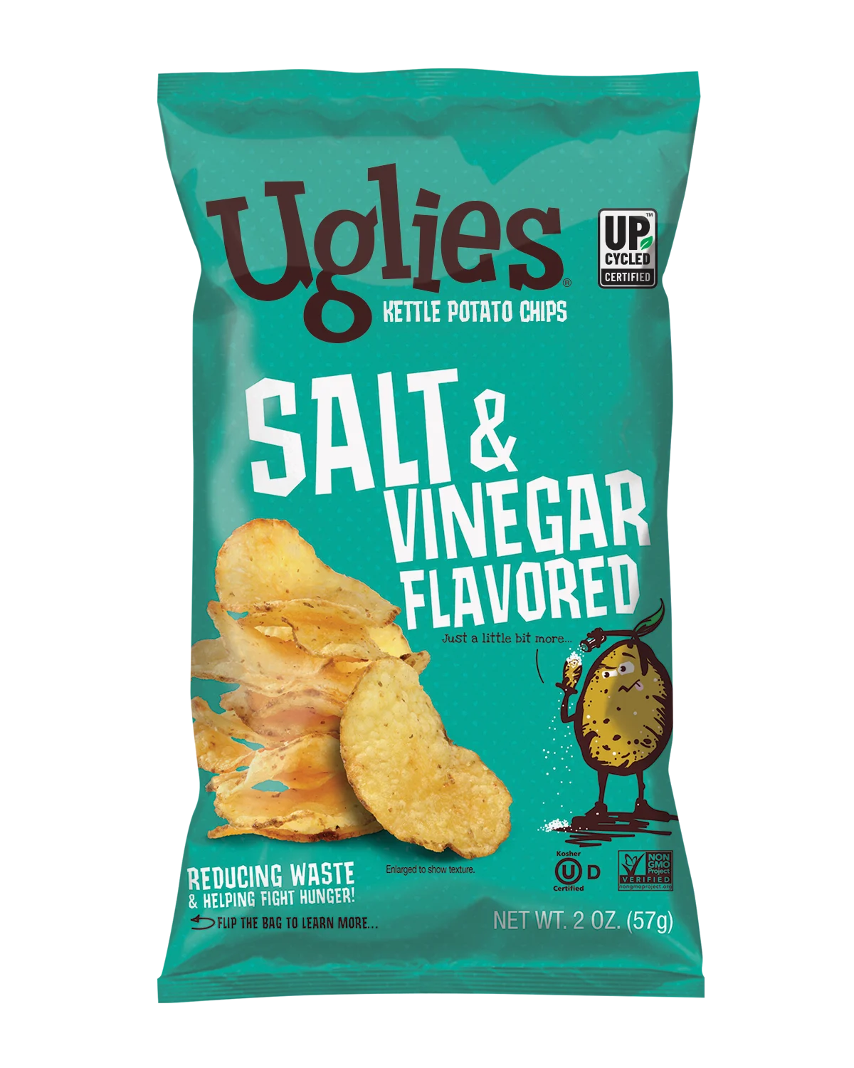 Chips, Potato, Kettle-Cooked, Salt & Vinegar,24 - 2 OUNCE