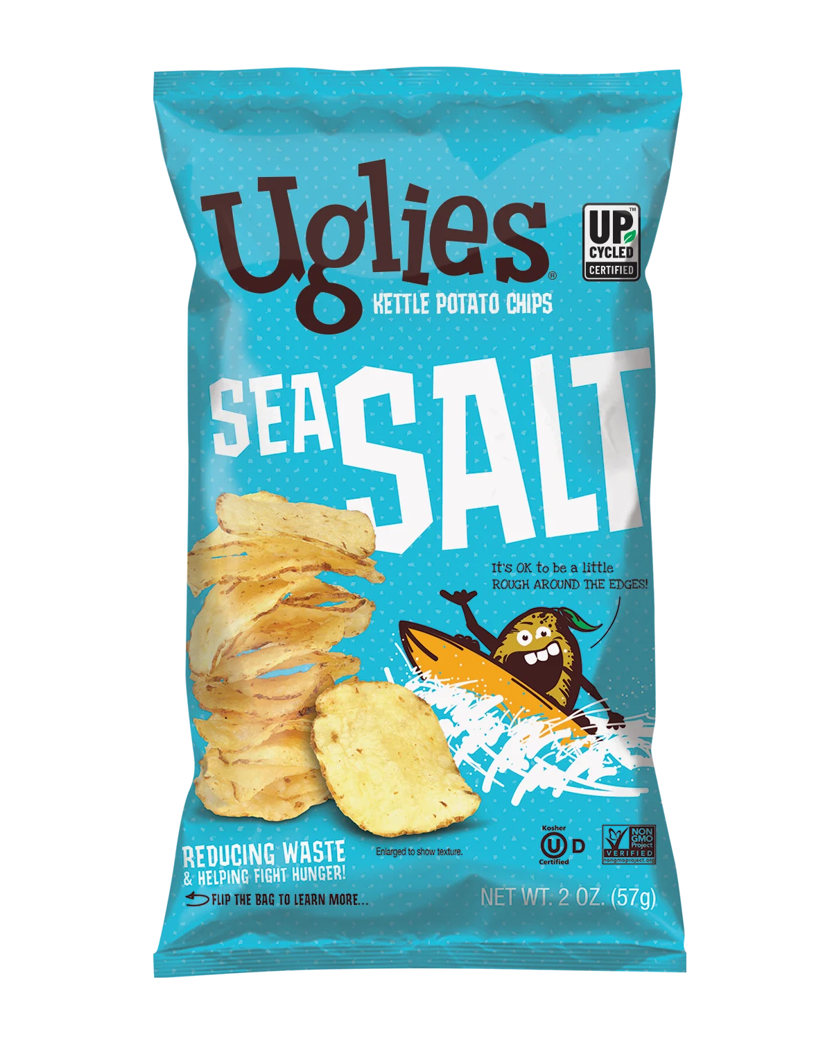 Chips, Potato, Kettle-Cooked, Sea Salt,10 - 2 OUNCE