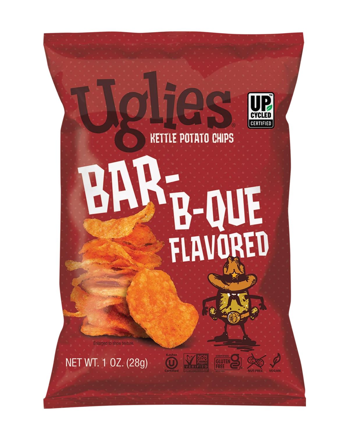Chips, Potato, Kettle-Cooked, Barbeque,32 - 1 OUNCE