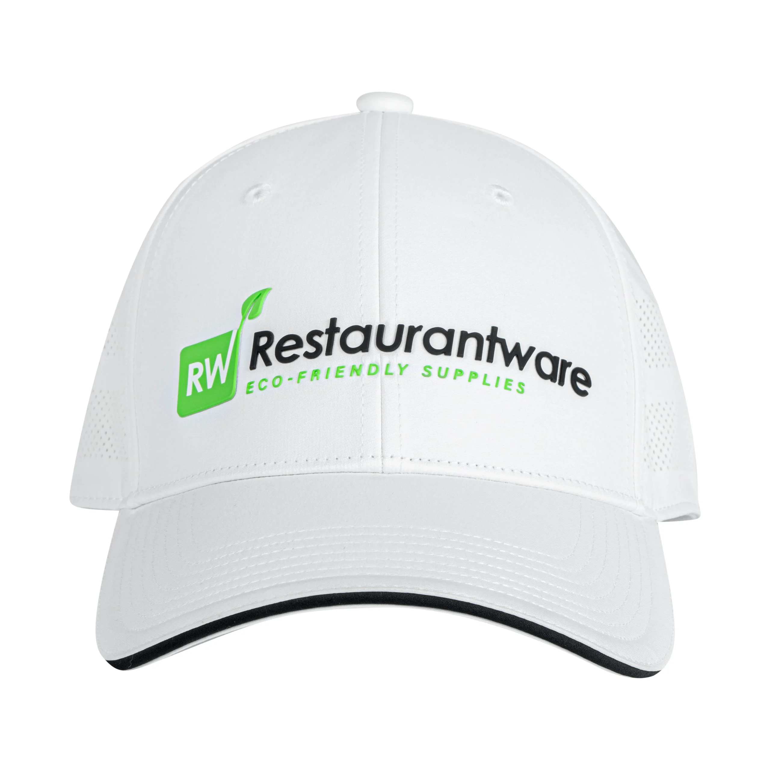 Hats, Perforated, RW Threads, White, Adjustable,1 - 1 EACH