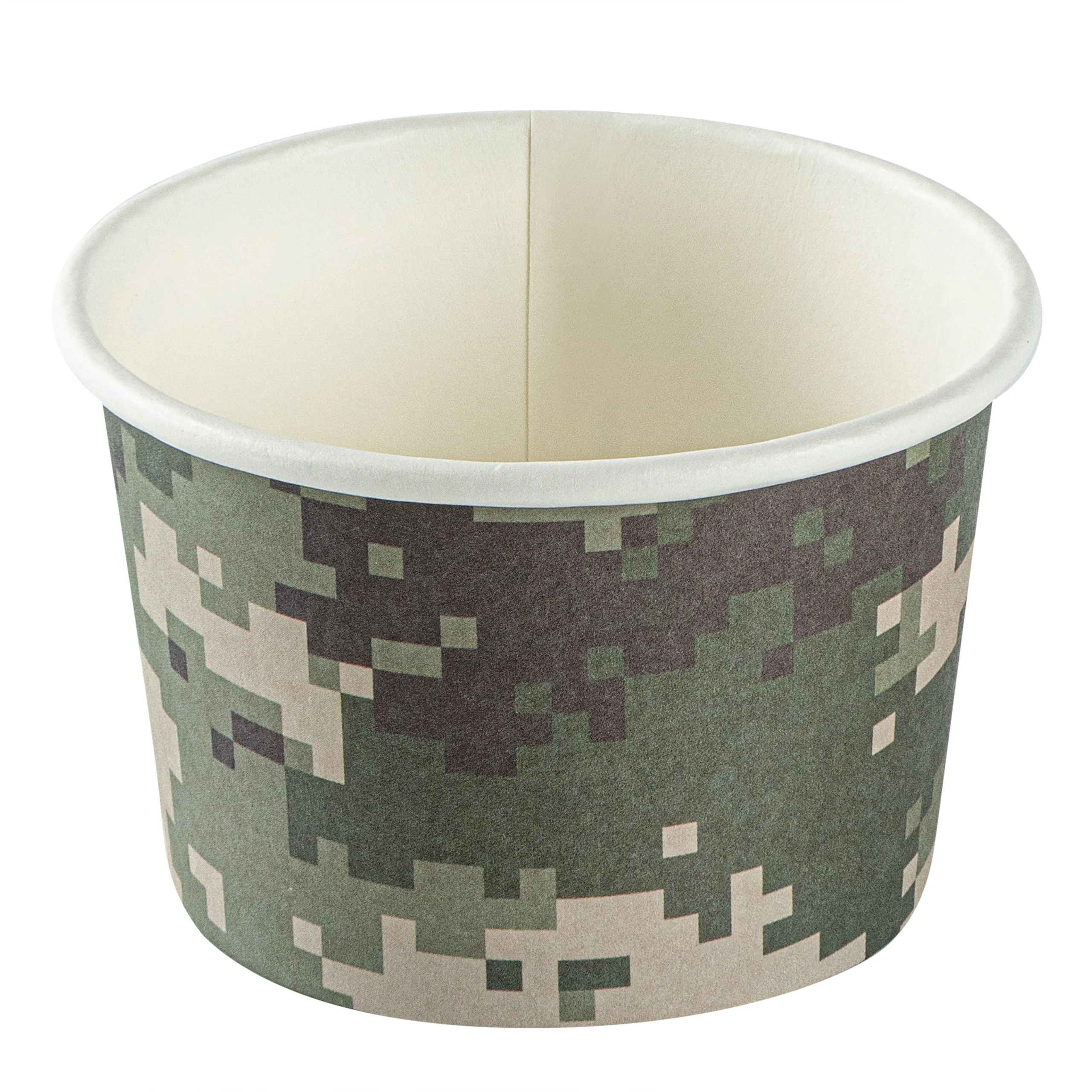 Cups, To-Go, Coppetta 4 Ounce, Paper, Camouflage, 3 x 3 x 2.50 Inch,50 - 1 EACH
