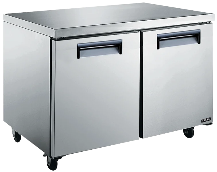 Cooler, Undercounter, 48 Inch, Stainless Steel Exterior, contains Adjustable Shelves/Recessed, includes Casters,1 - 1 EACH