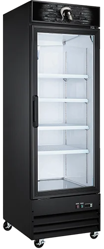 Refrigerator, Reach-In, One-Door, Glass,1 - 1 EACH