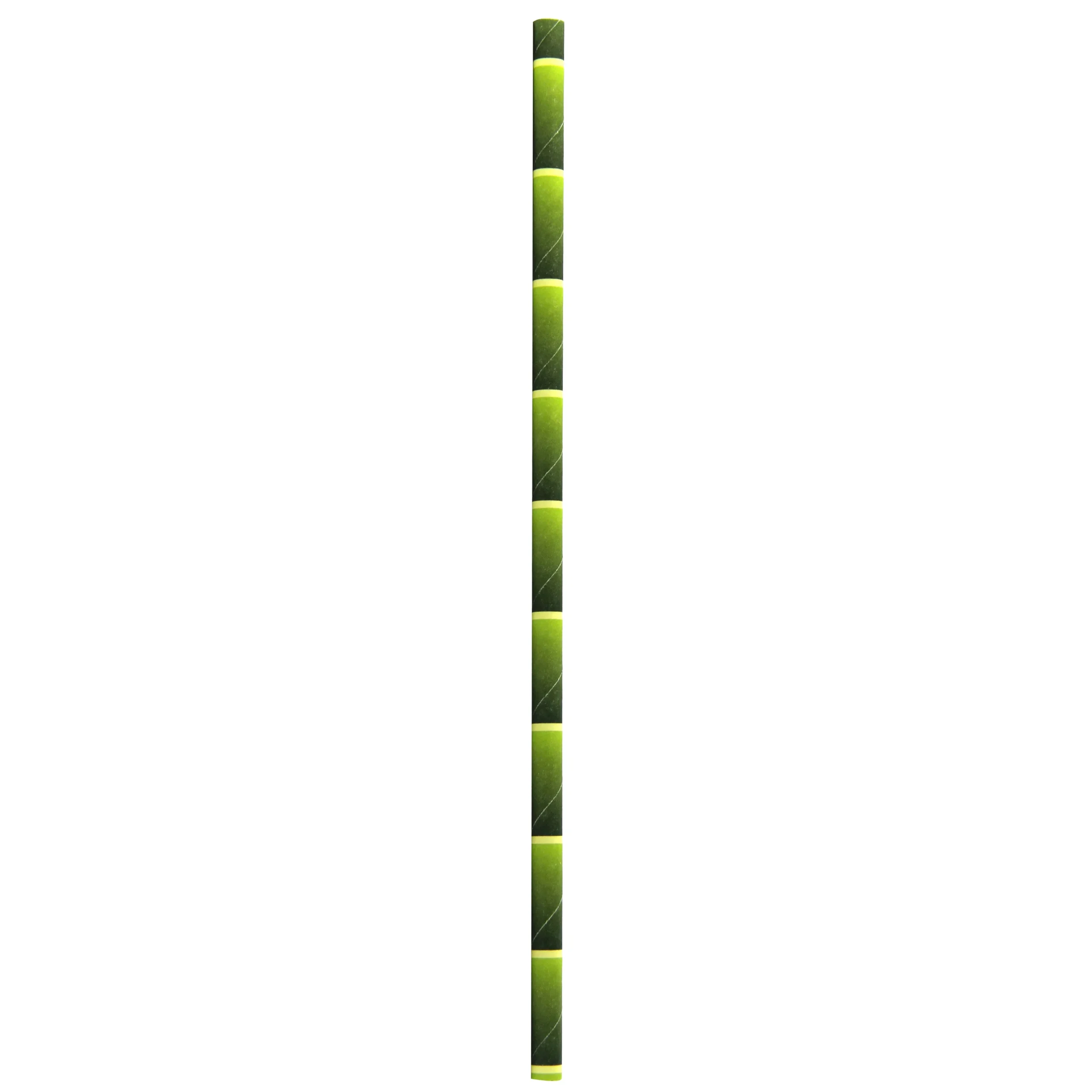 Straws, 8.30 Inch, Paper, Bamboo Design, Unwrapped,6 - 500 COUNT