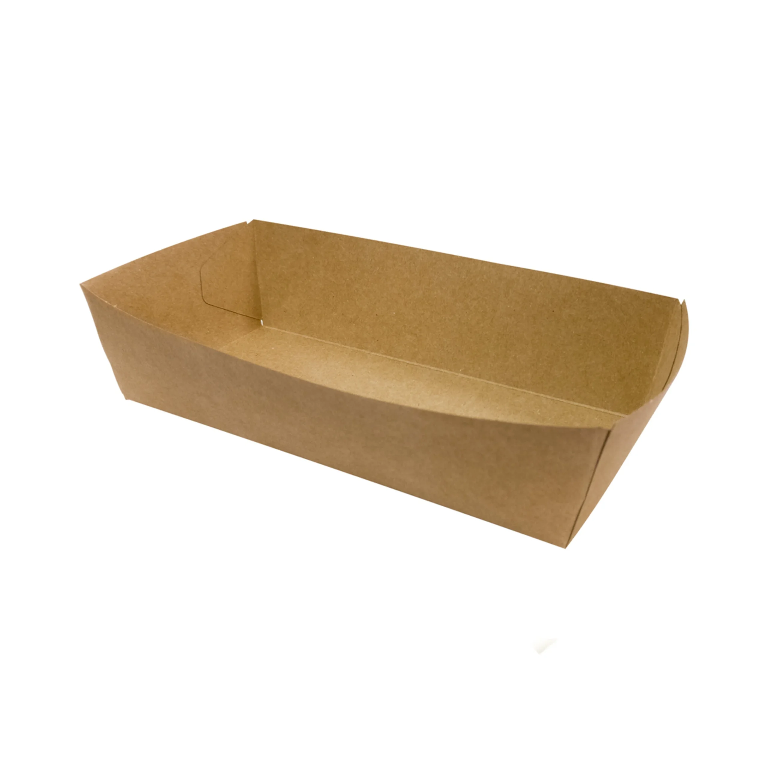 Trays, Snack, 8 x 4.75 x 2 Inch, Paper, Kraft,10 - 50 COUNT