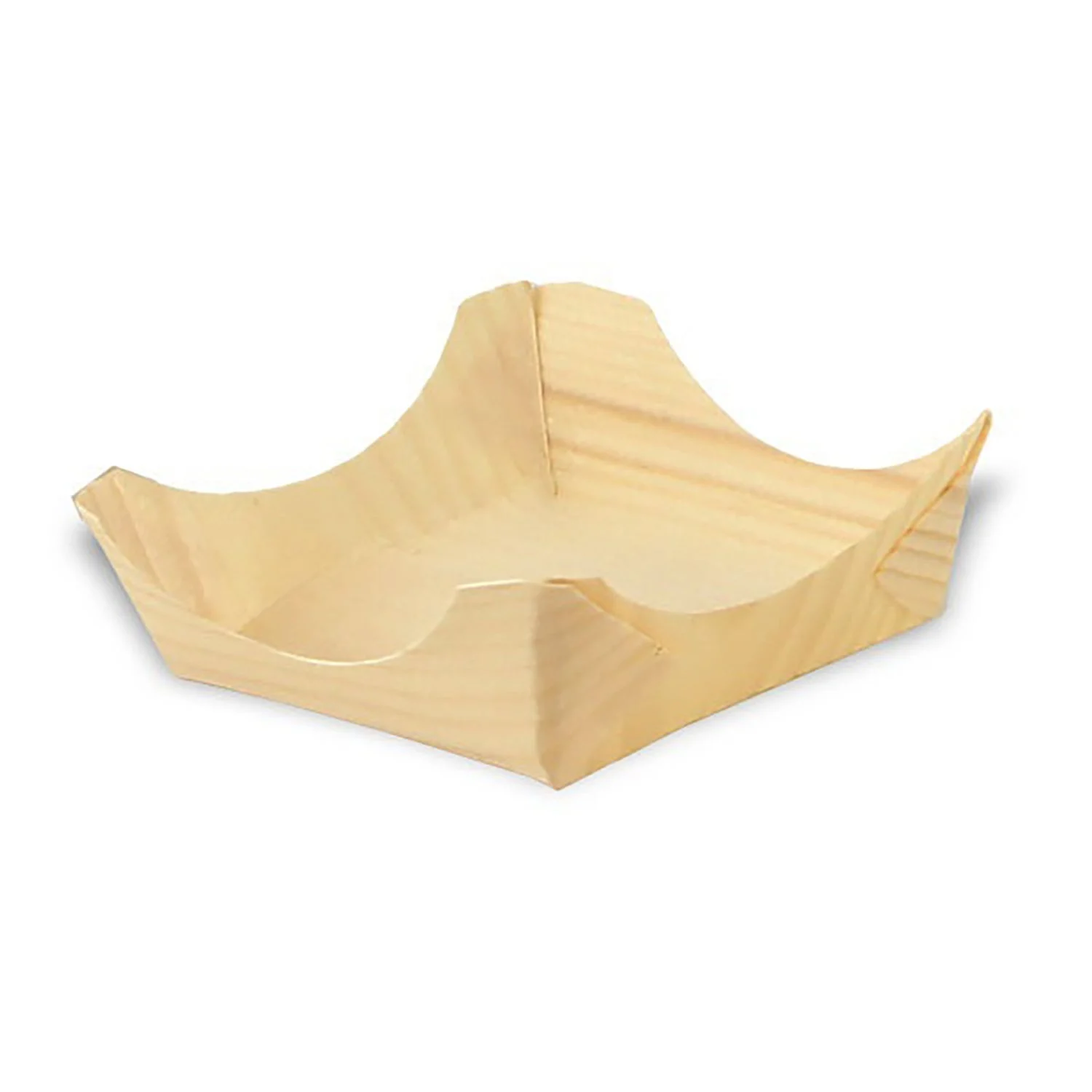Plates, Cradle, 3.70 Inch, Wood,24 - 12 COUNT