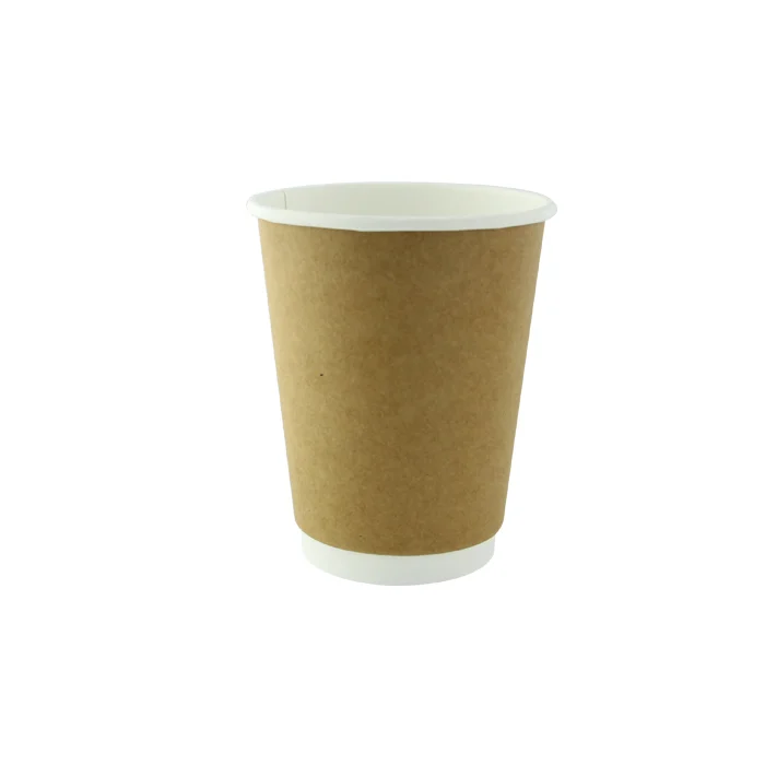 Cups, 12 Ounce, PLA-Lined Paper, Double-Wall, 3.54 x 4.33 Inch,50 - 6 COUNT